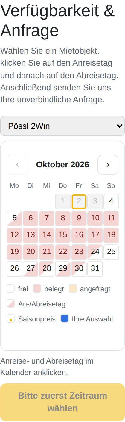 Kompaktes Kalender-Widget
